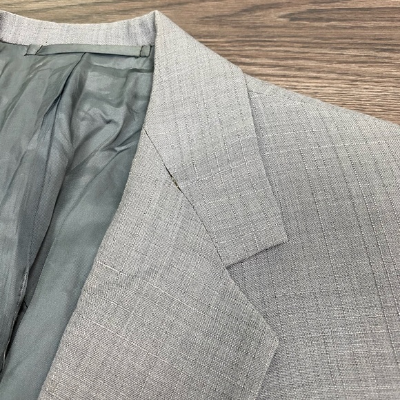 Hickey Freeman Light Grey Sport Coat 44R - Picture 3 of 7
